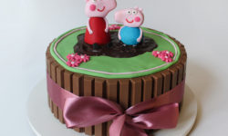 Bolo Kit Kat Peppa Pig