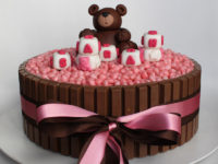 Bolo Kit Kat Urso