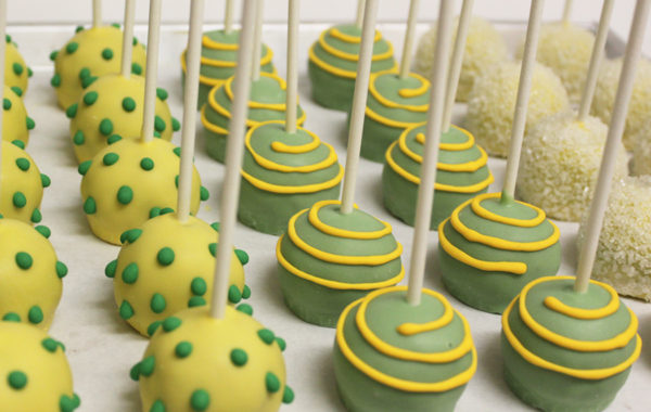 Cakepop Verde e Amarelo Brasil