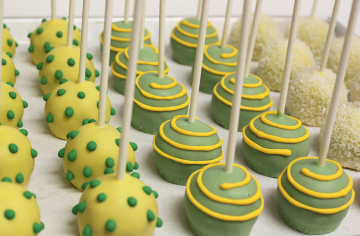 Cakepop Verde e Amarelo Brasil