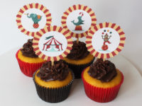 Cupcake Circo Topper
