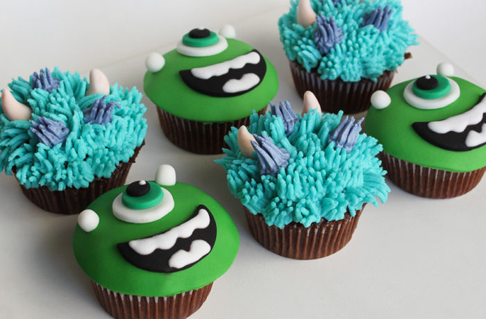 Bolo Monstro e Cupcakes Monstrinhos!